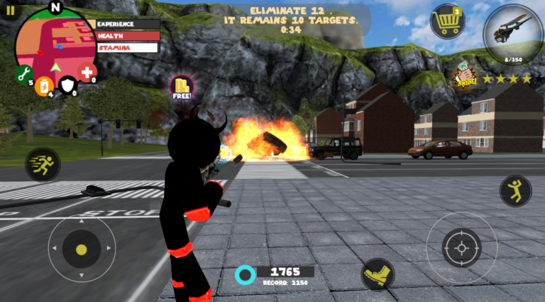 How to Play the Game Stickman Rope Adventures