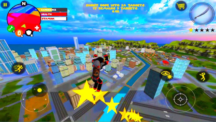 How to Play the Game Stickman Rope Swing